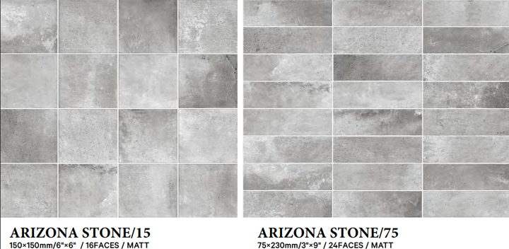 Arizona Collection Stone Glazed Porcelain Tile