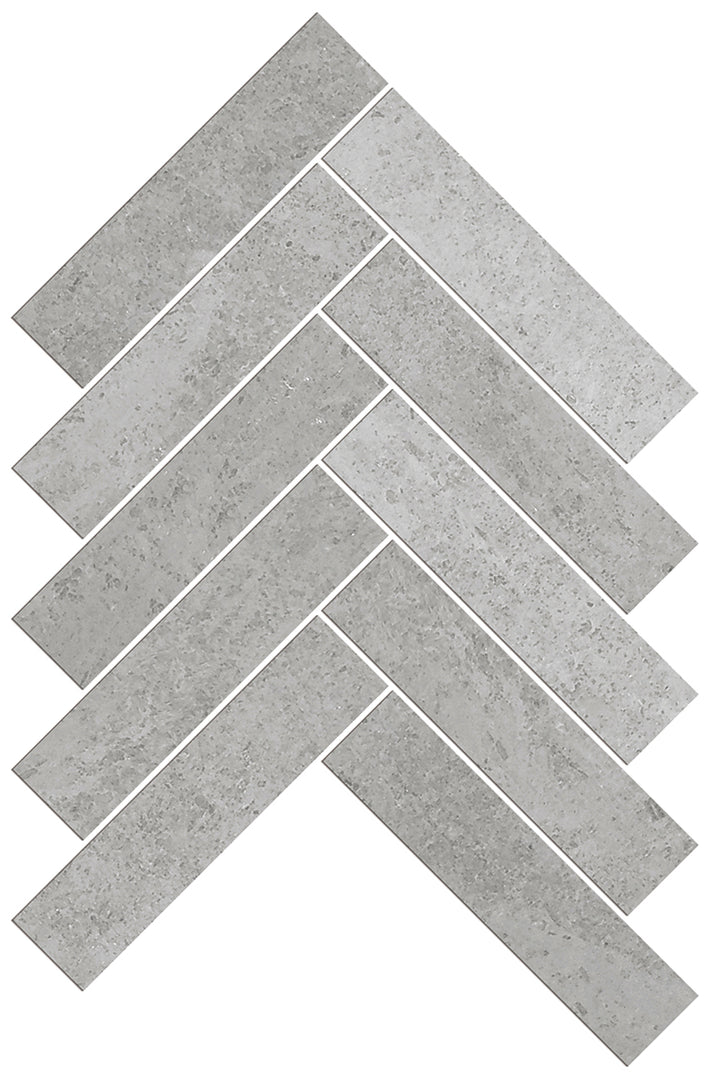 Artemis Series Natural New Grey Herringbone Honed 35x150mm