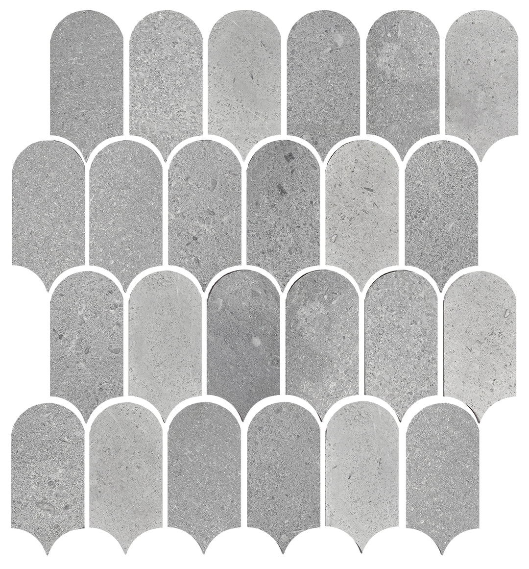 Artemis Series Natural New Grey Feather Honed 50x103mm