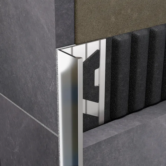 L Profile Aluminium Angle - Bright Silver 3000mm