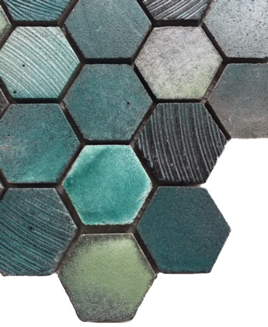 The Basalt Mix Hexagon Mosaic Collection