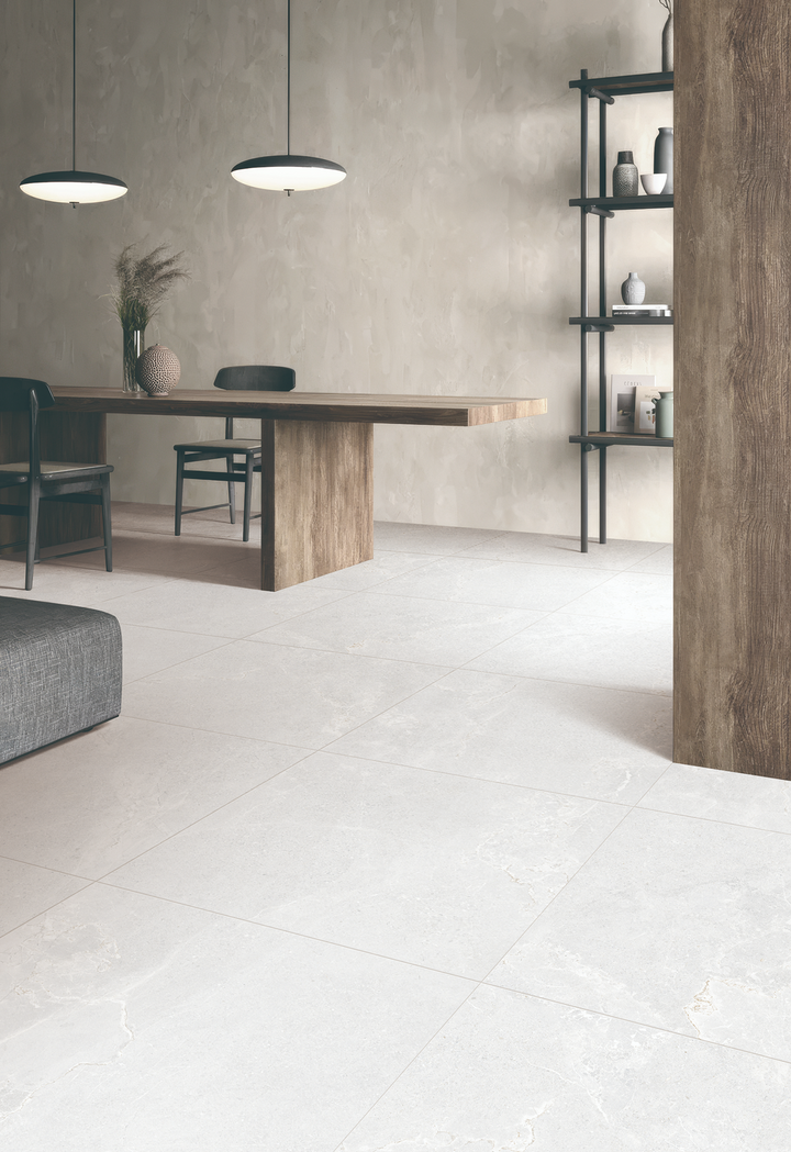 Ardesia Collection Silver Porcelain Tile