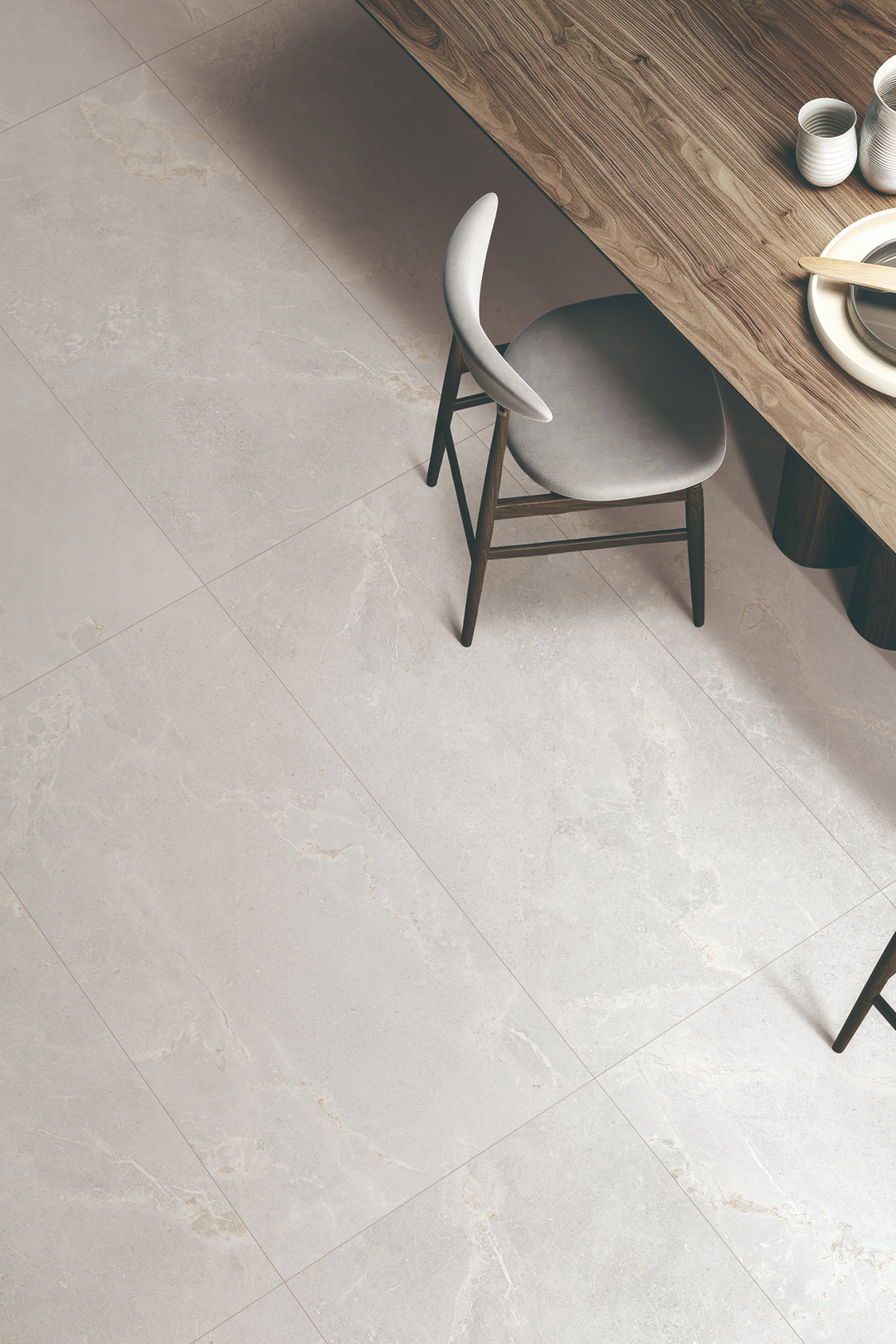 Ardesia Collection Silver Porcelain Tile