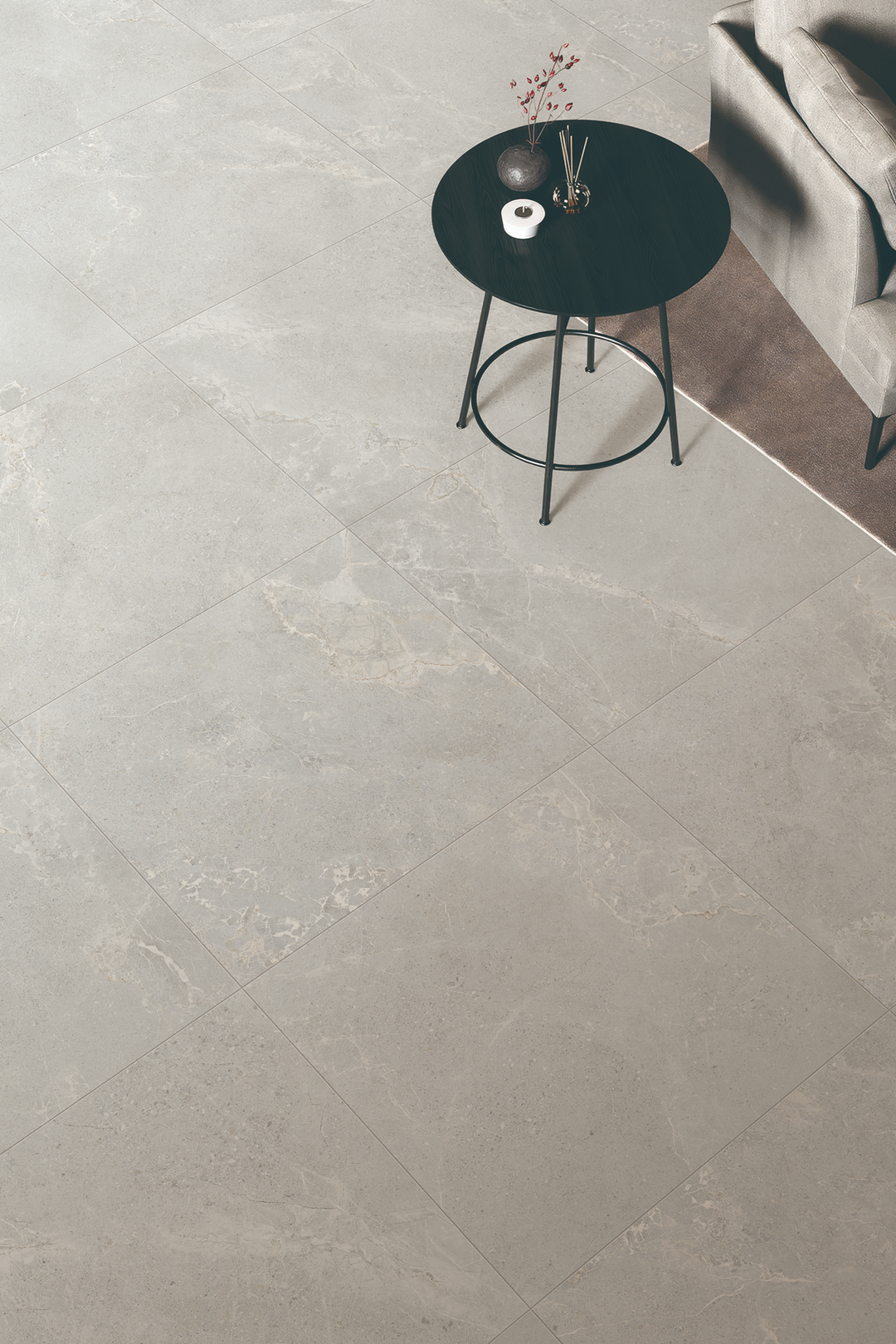 Ardesia Collection Light Grey Porcelain Tile