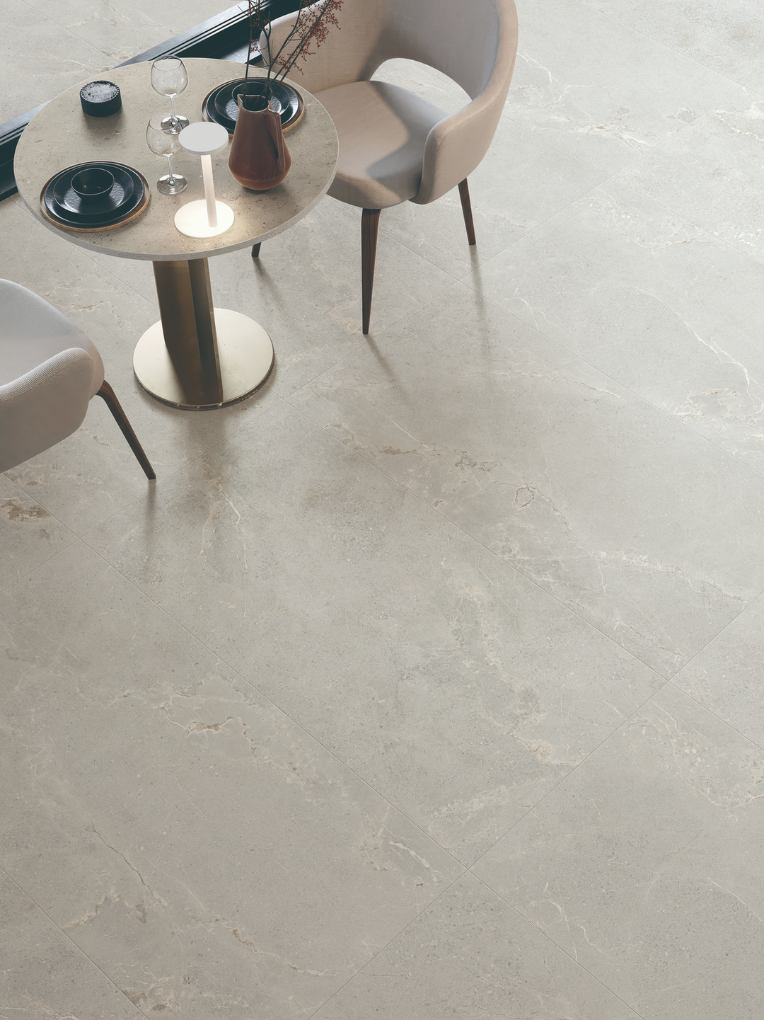 Ardesia Collection Light Grey Porcelain Tile