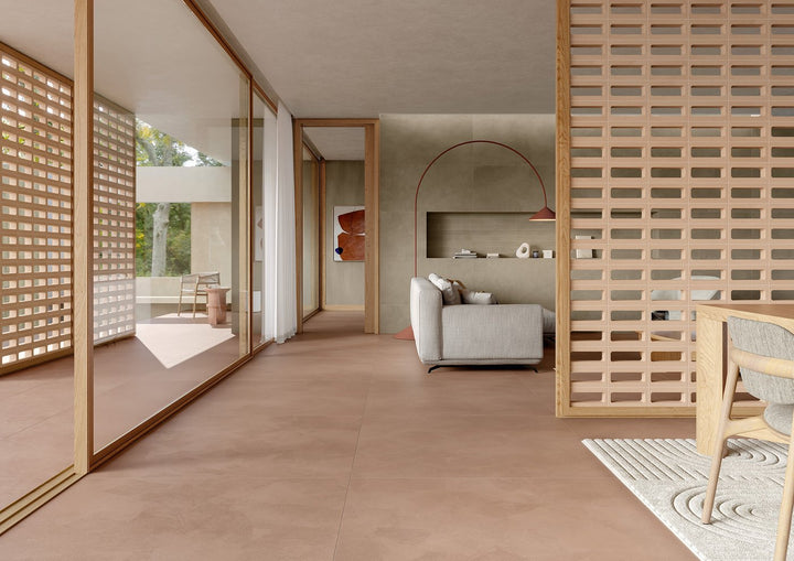 Italian Terracotta Arialuce Asole Naturale Lattice Tile