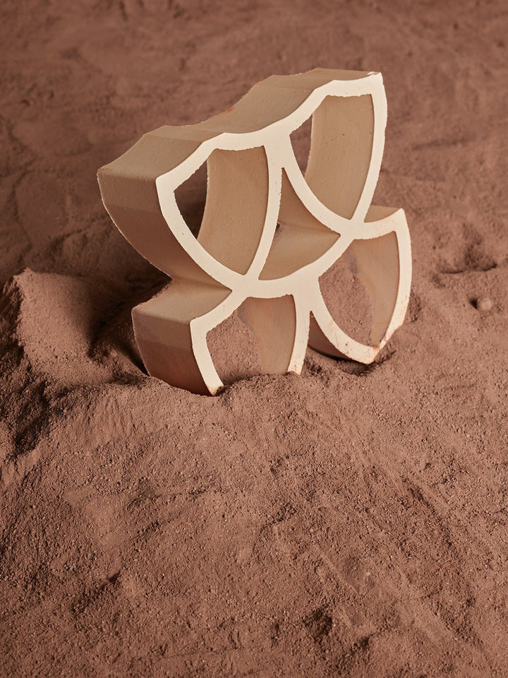 Italian Terracotta Arialuce Curve Naturale Lattice Tile