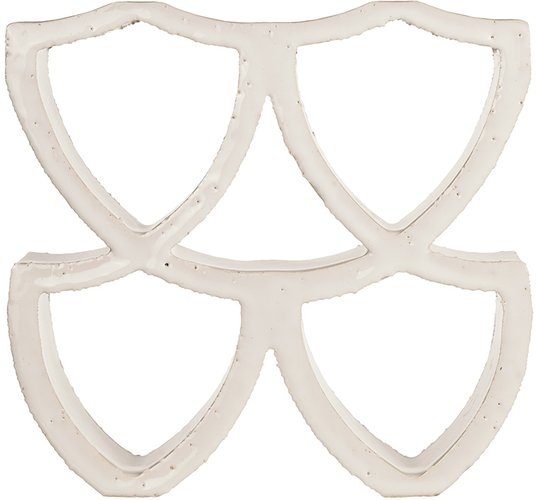 Italian Terracotta Arialuce Curve Bianco Gloss - Indent