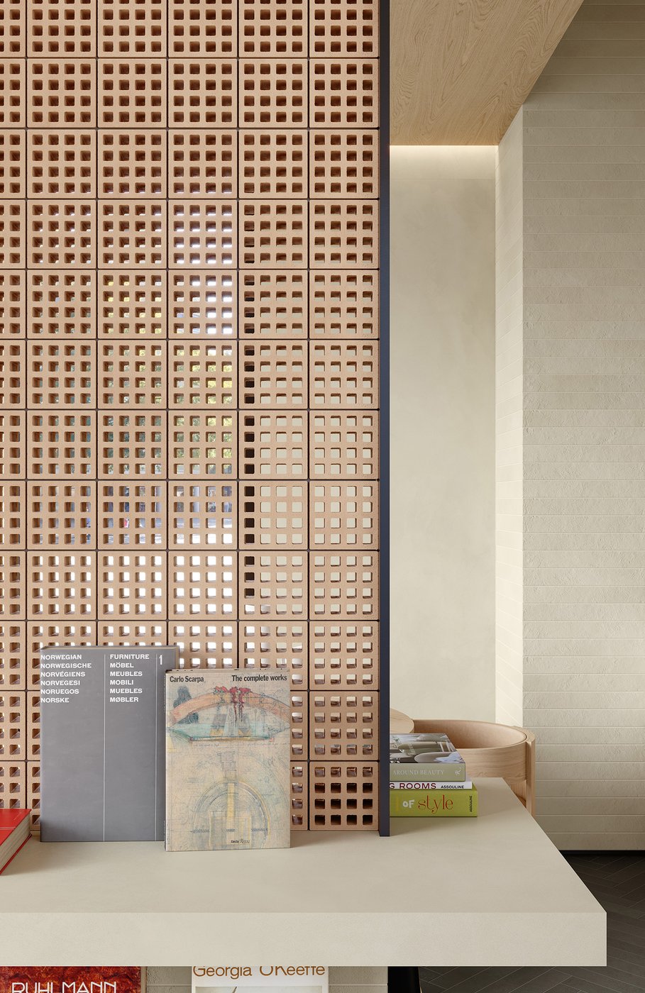 Italian Terracotta Arialuce Pertuse Naturale Lattice Tile