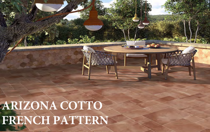 Arizona Collection Cotto Glazed Porcelain Tile