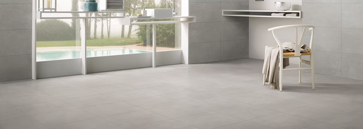 Astra Limestone Look Glazed Cushion Edge Porcelain Matt 450x450