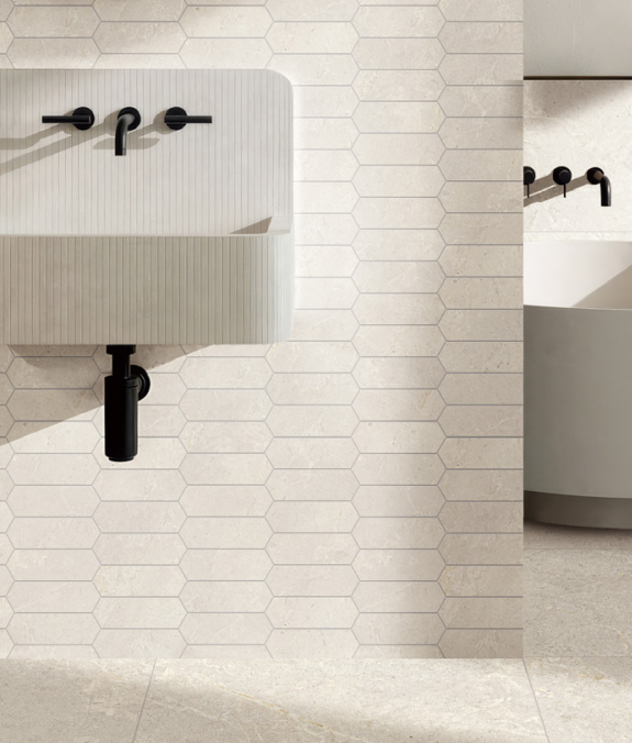 Athens Collection Blanco Porcelain Tiles, Paver & Mosaic