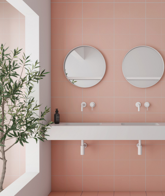 Bauhome Series Spanish Floor & Wall Cement Look Tile