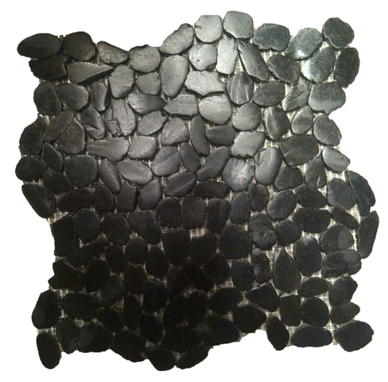 Botany Bay Pebbles Series Black Alor Mini Mosaic 300x300mm