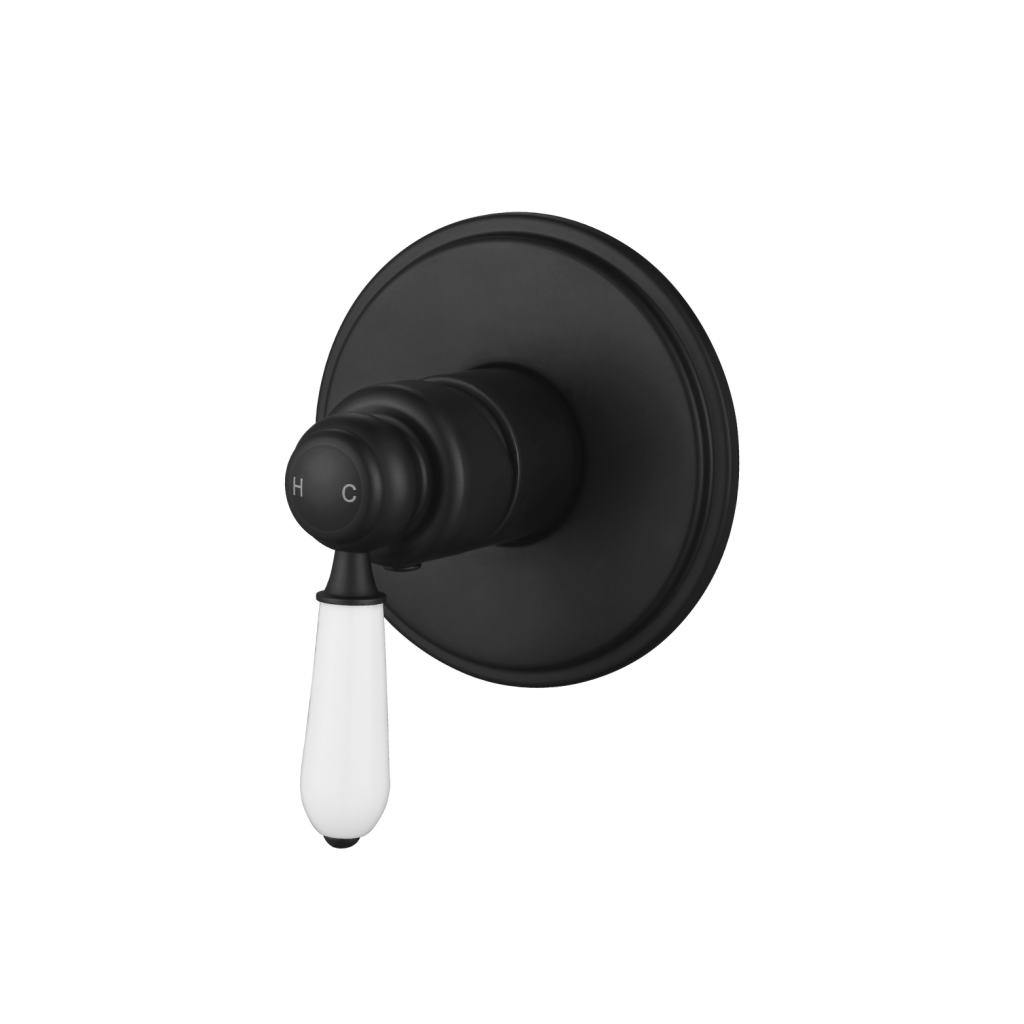 Modern National Bordeaux Shower Mixer Trim kit