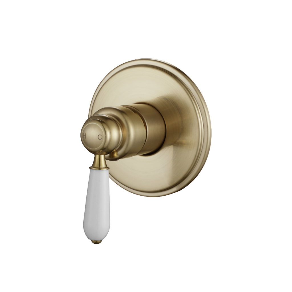 Modern National Bordeaux Shower Mixer Trim kit