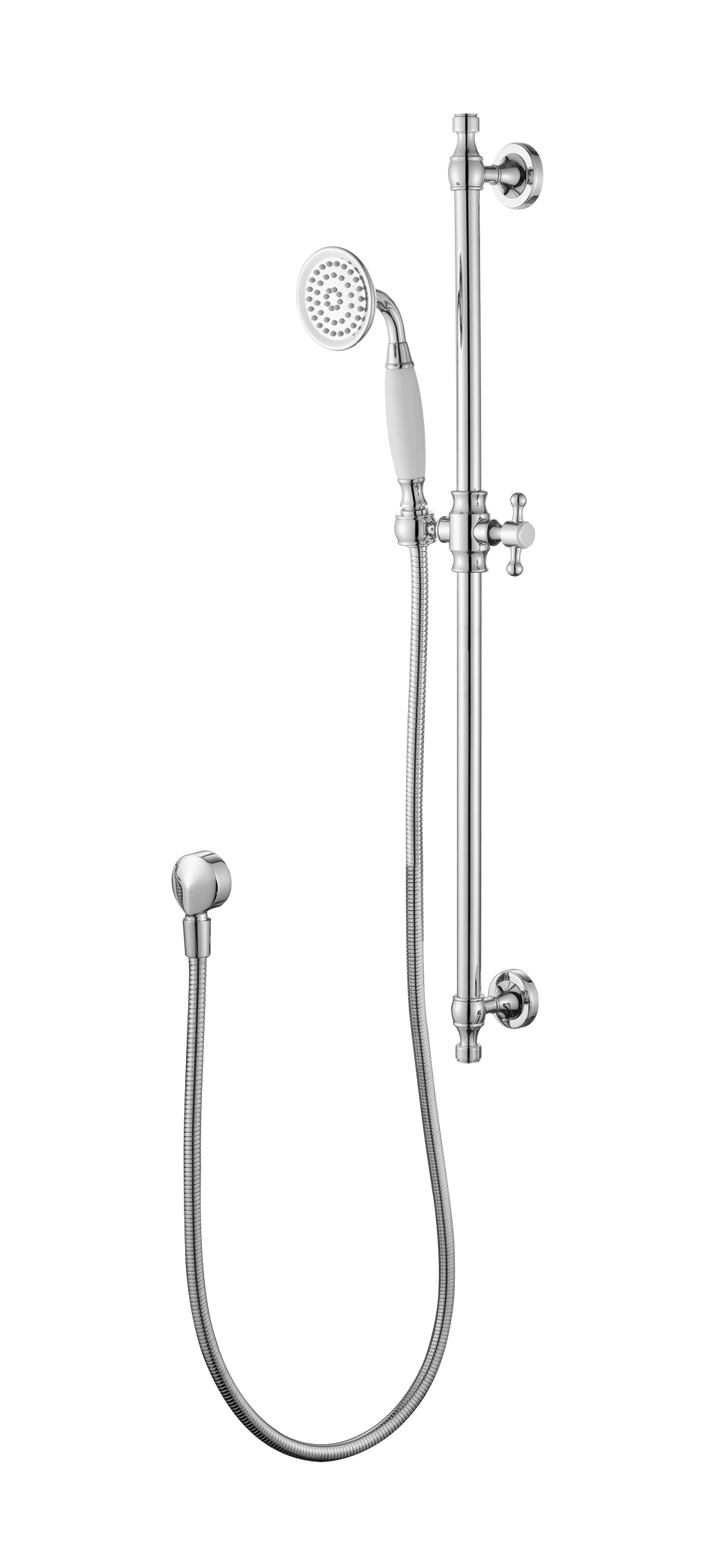 Modern National Bordeaux Shower On Rail