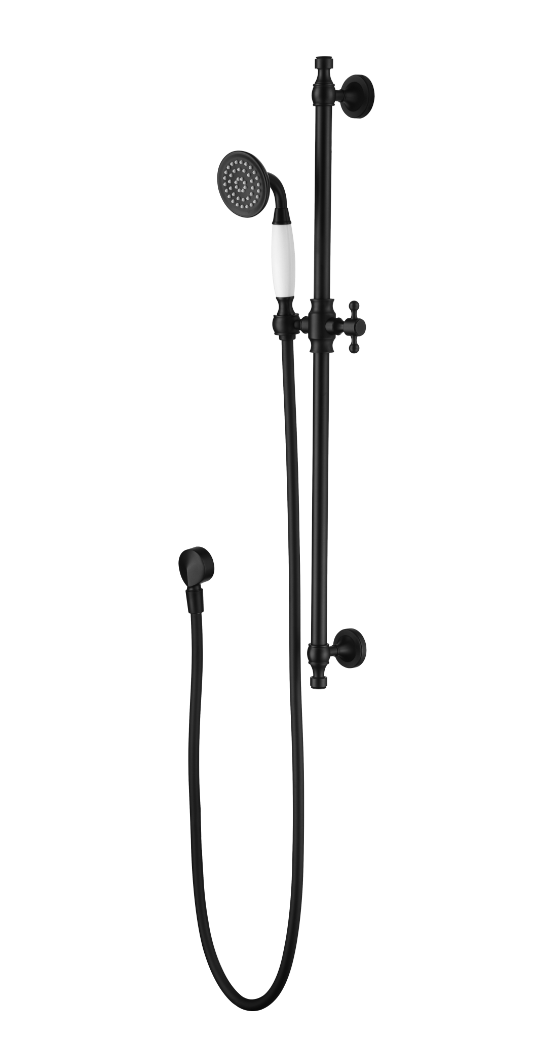 Modern National Bordeaux Shower On Rail