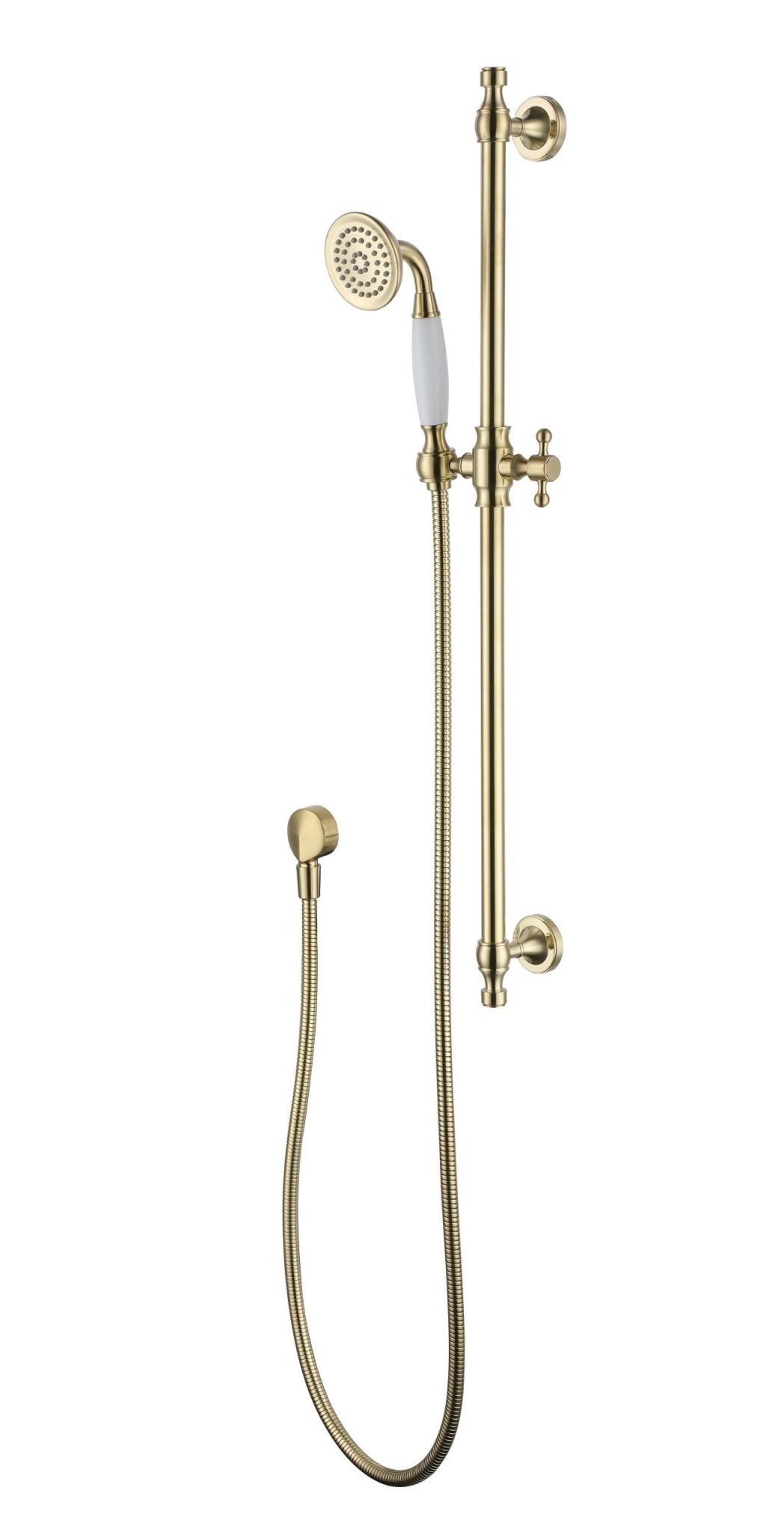 Modern National Bordeaux Shower On Rail