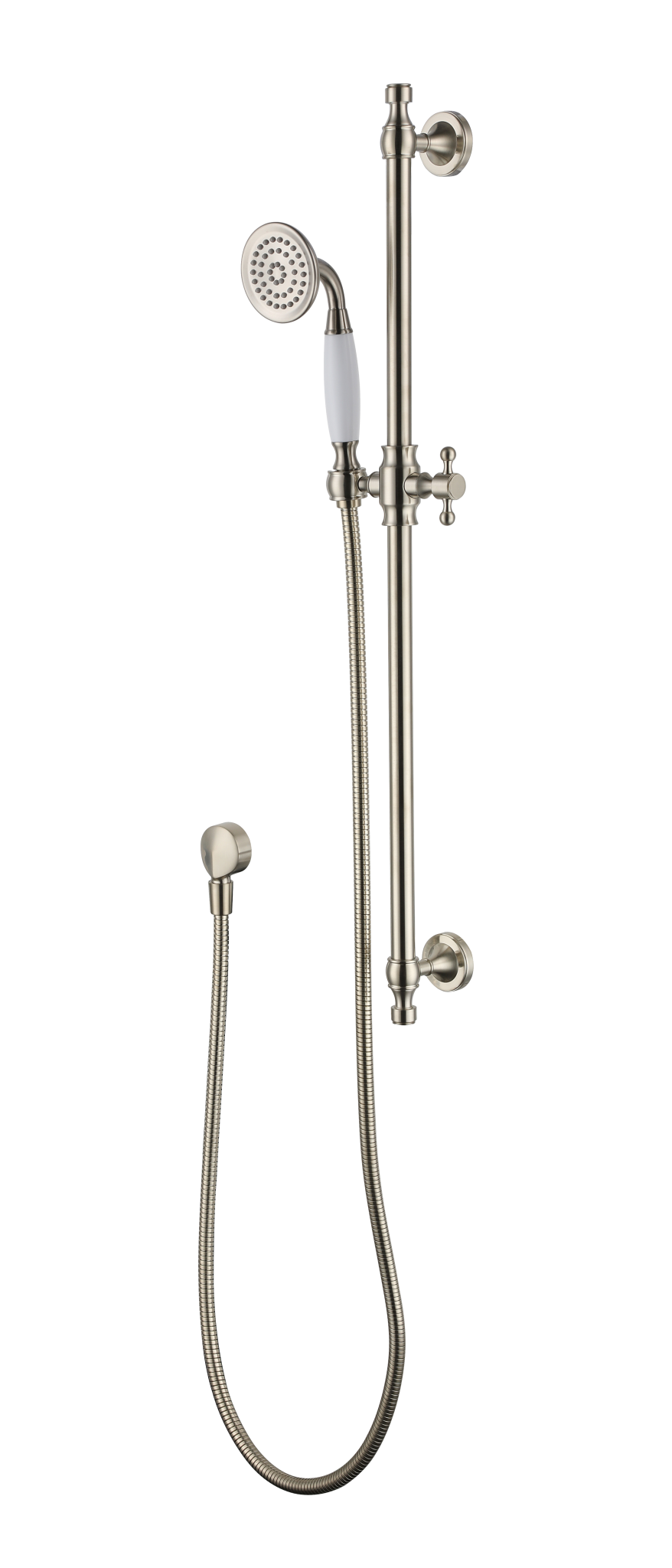 Modern National Bordeaux Shower On Rail