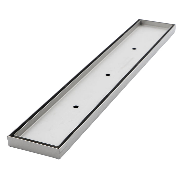 Stainless Steel - Centre Outlet Long Waste Grate