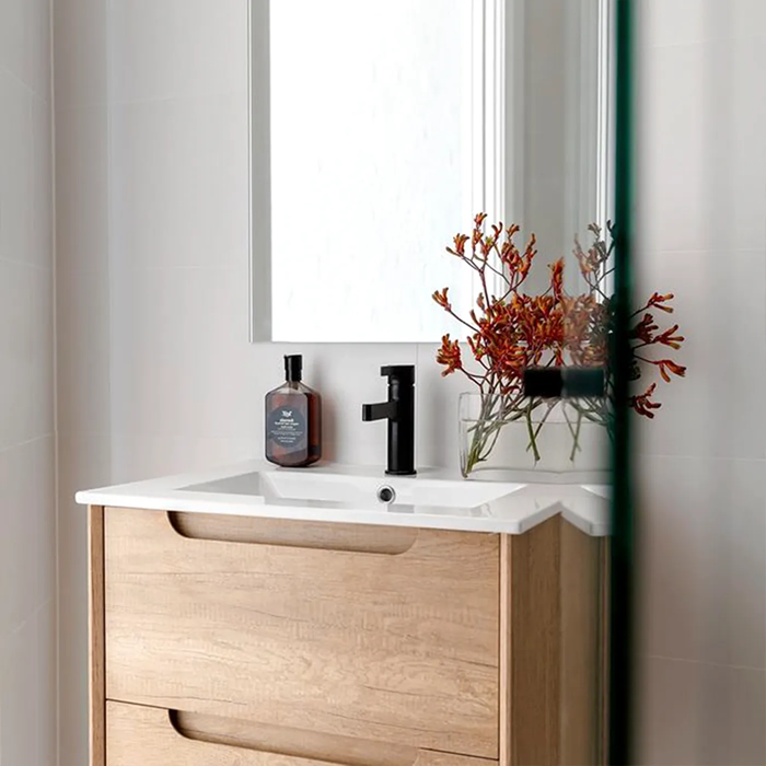 Byron 750mm Natural Oak Wall Hung Vanity