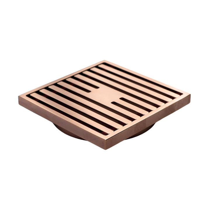 Slim Modern Brass Wastes Square Wastes