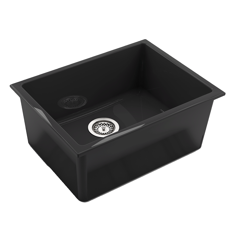 Abey Chambord CONSTANCE Large Bowl Fireclay Black