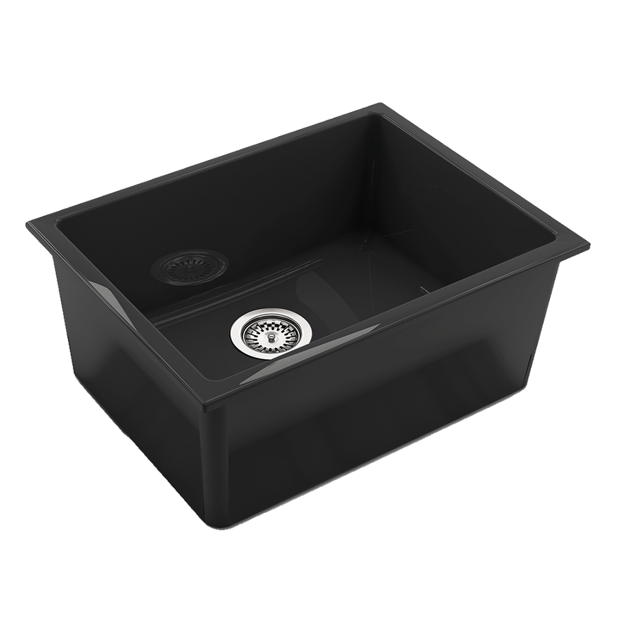 Abey Chambord CONSTANCE Large Bowl Fireclay Black