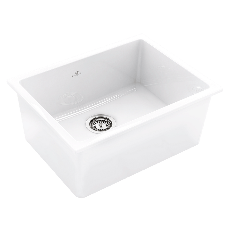 Abey Chambord Constance Large Bowl Fireclay White