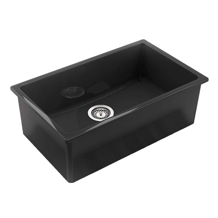 Abey Chambord CONSTANCE Large Bowl Fireclay Black