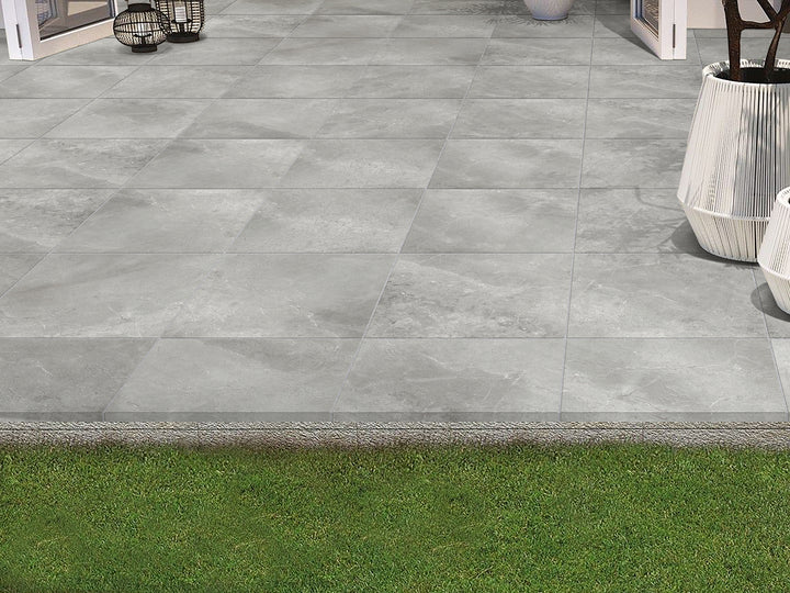 Chiswick Collection Grey Stone Look Porcelain Tile