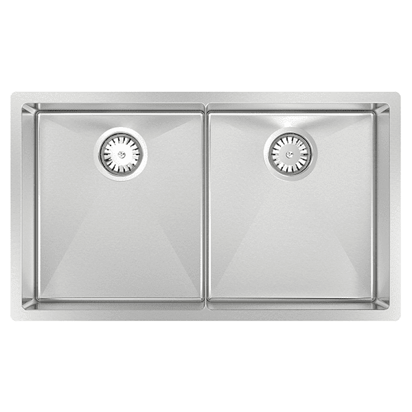 Abey Montego Large Bowl & Three Quarter Bowl Sink