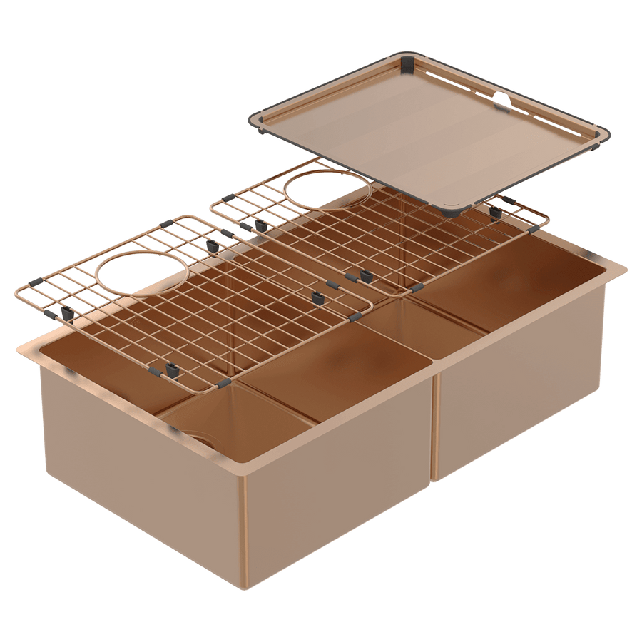 Abey Montego Large Bowl & Three Quarter Bowl Sink
