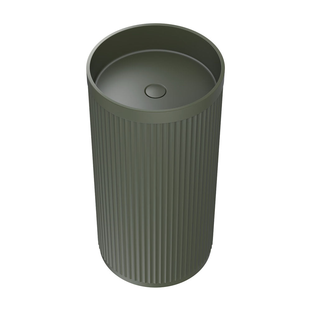 Fienza Minka Solid Surface Freestanding Basin Forest
