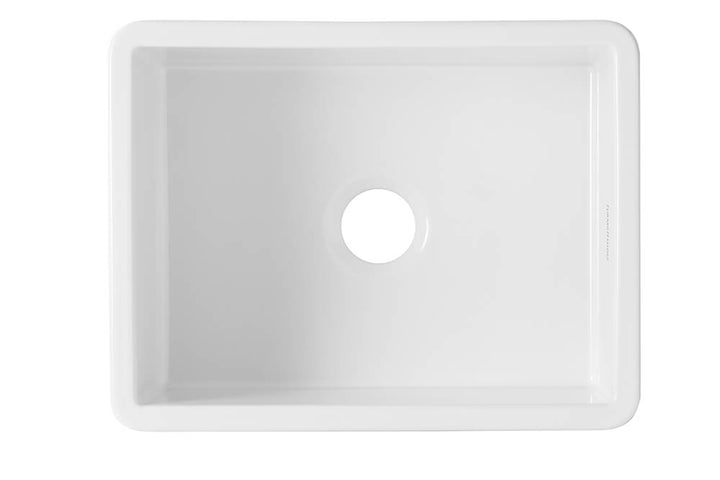 Turner Hastings Cuisine 60 x 46 Inset / Undermount Fine Fireclay Gloss White Sink