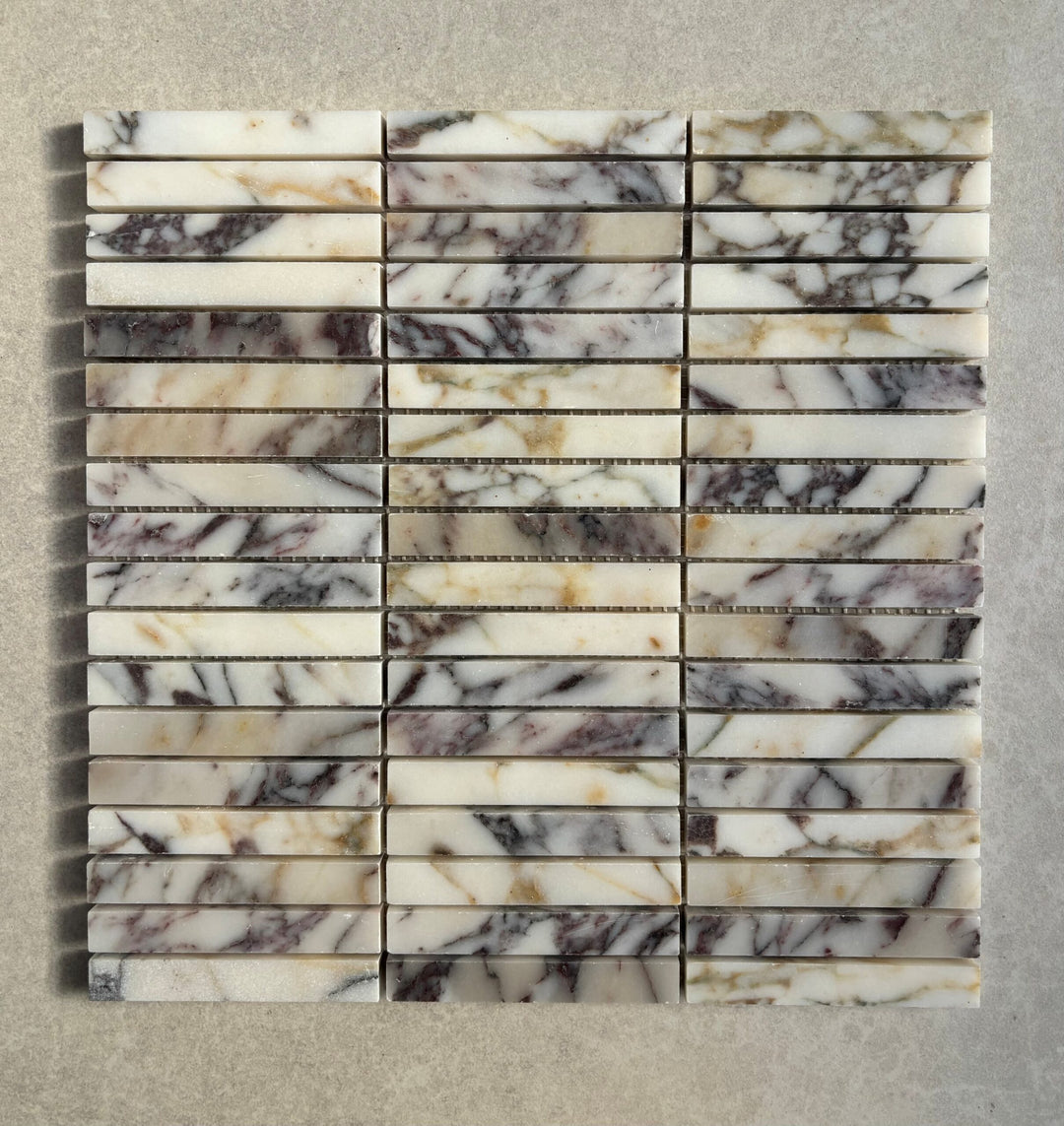 Calacatta Viola Finger Mosaic