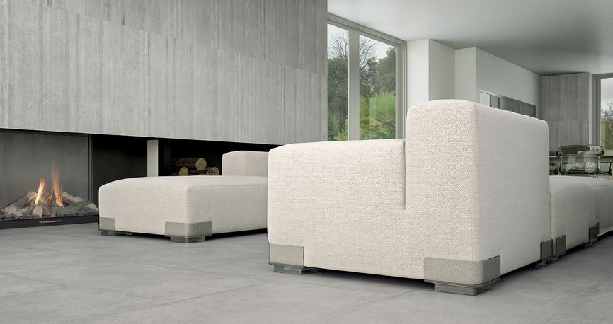 Cemento Rasato Grigio Tile