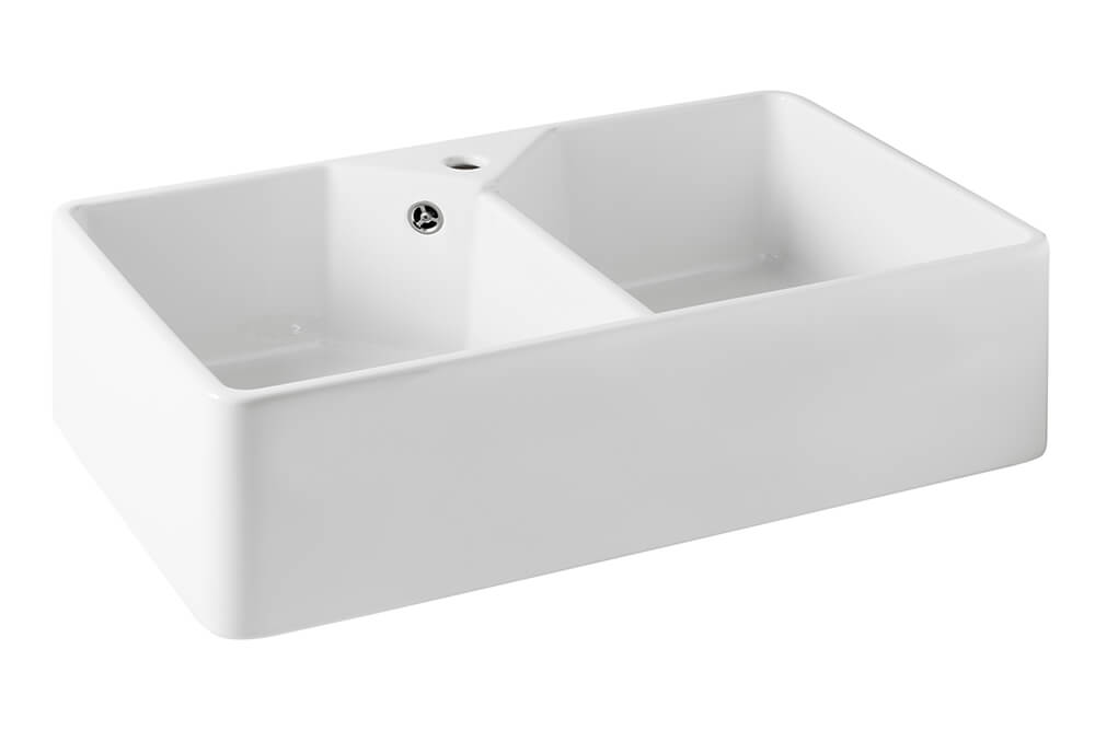 Turner Hastings Chester Double Flat Front Fine Fireclay Farmhouse Butler Sink Collection