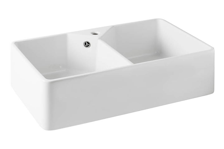 Turner Hastings Chester Double Flat Front Fine Fireclay Farmhouse Butler Sink Collection
