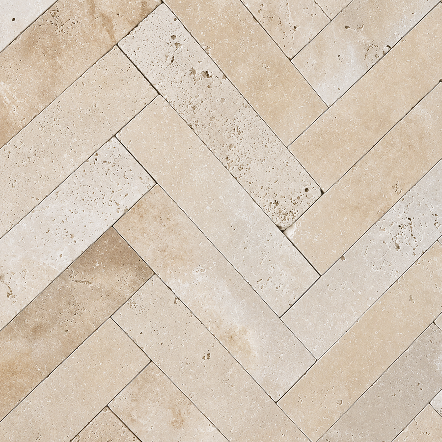 Classic Tumbled Travertine Natural 305x75x12mm