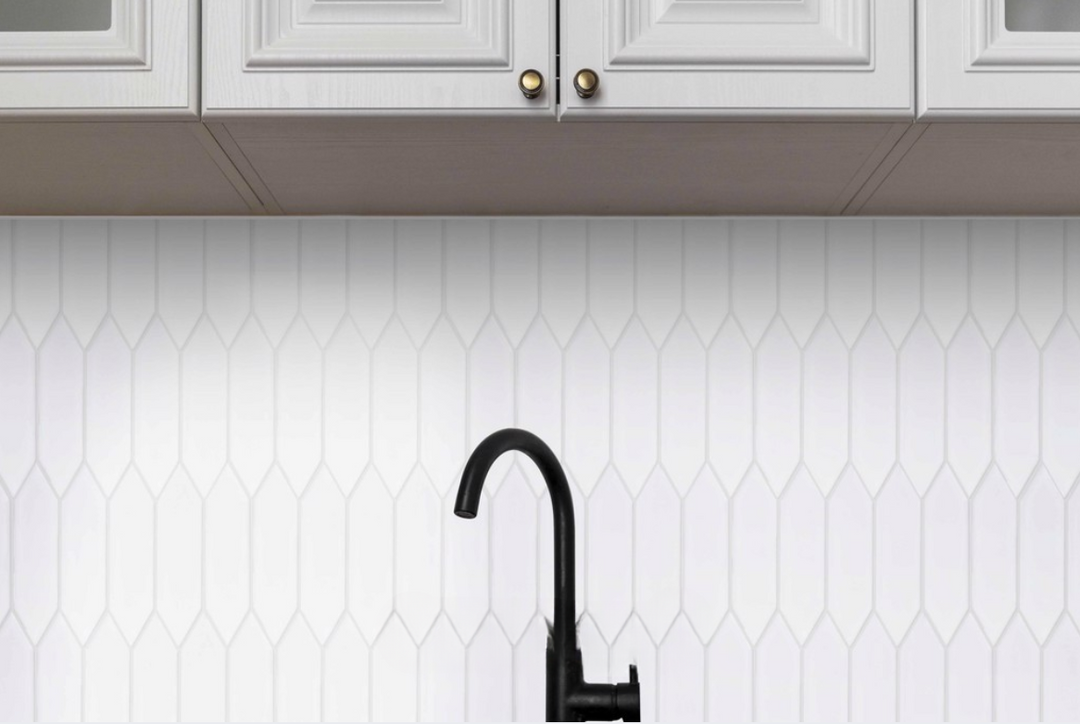 Cottage Porcelain Mosaic Picket 48×195mm
