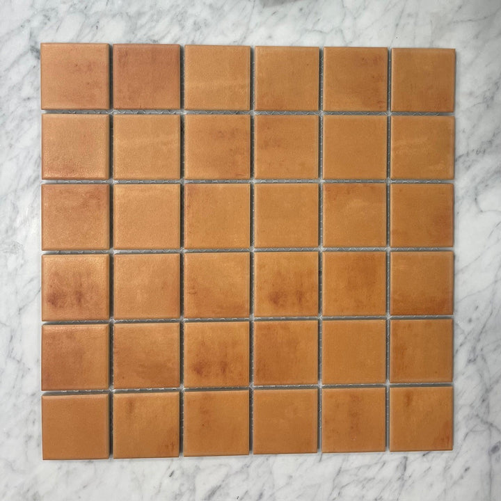 The Cotto Matt Glazed Square Mosaic Collection