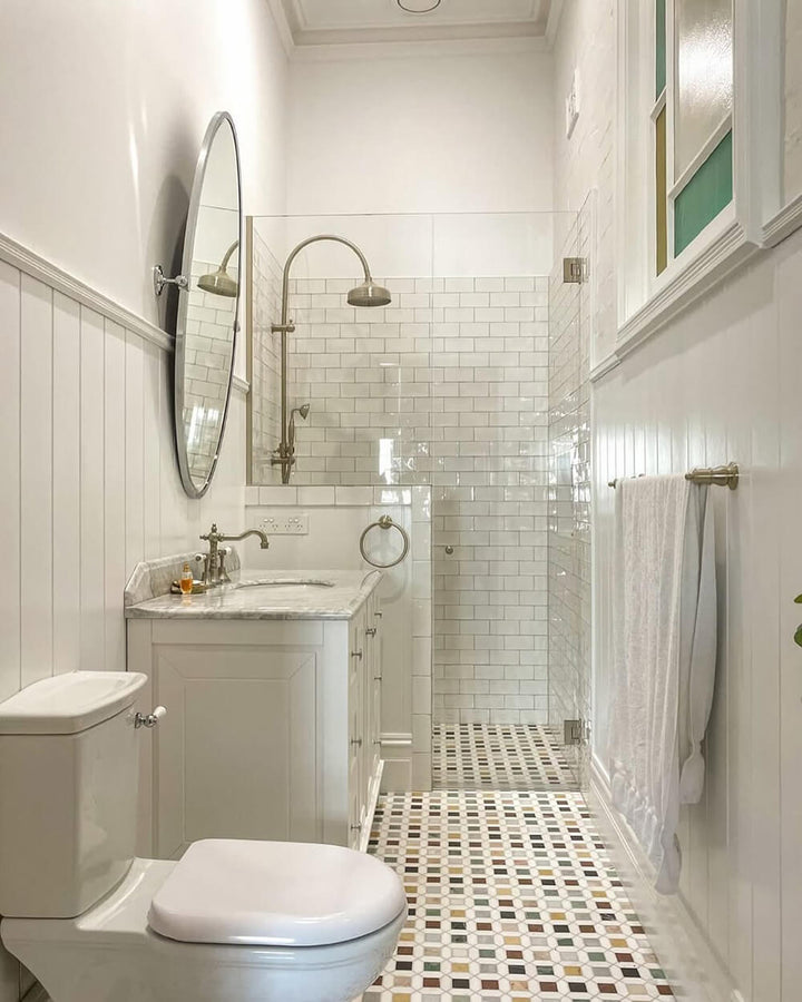 Turner Hastings Coventry 120 x 55 Single Bowl Satin White Vanity with Real Marble Top & Ceramic Undercounter Basin