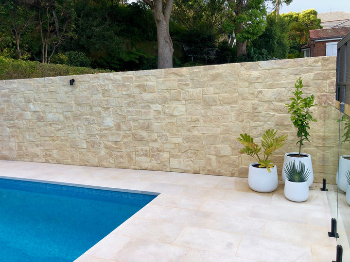 Crema Natural Limestone Sandblasted & Tumbled