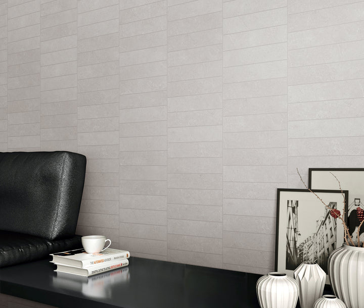 Crete Series Pearl Grey Indoor/Outdoor Matt Porcelain Tile