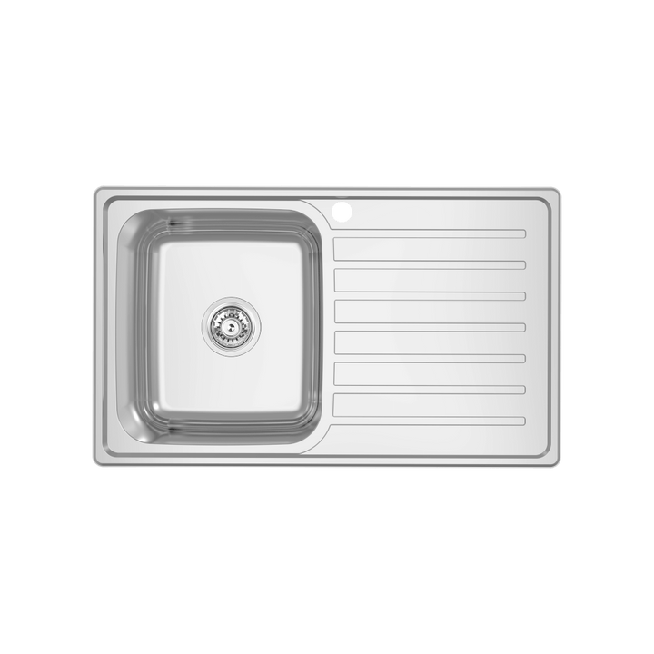 Abey EC Single Left Hand Bowl &amp; Drainer