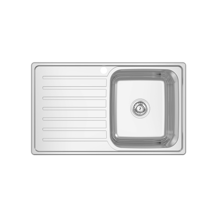 Abey EC Single Right Hand Bowl &amp; Drainer