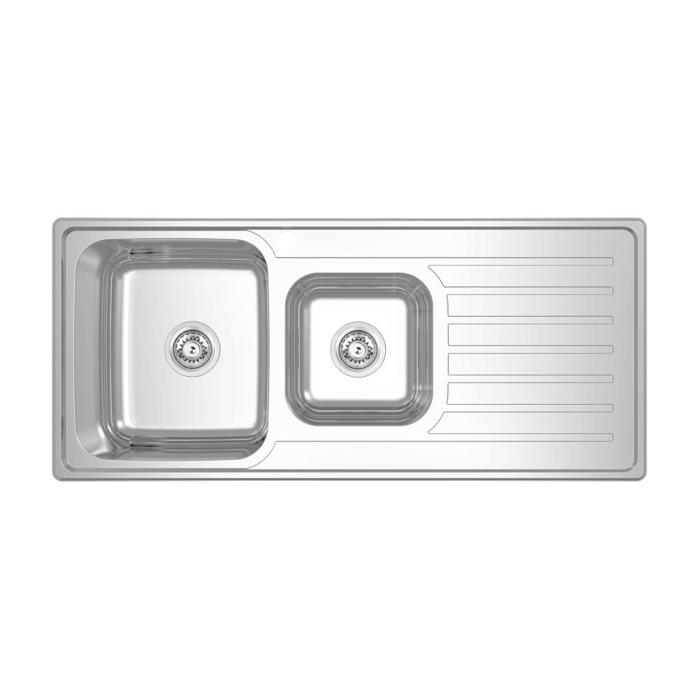 EC One &amp; Three Quarter Left Hand Bowl &amp; Drainer