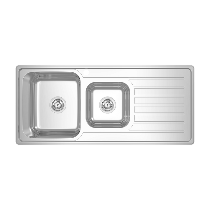 EC One &amp; Three Quarter Left Hand Bowl &amp; Drainer